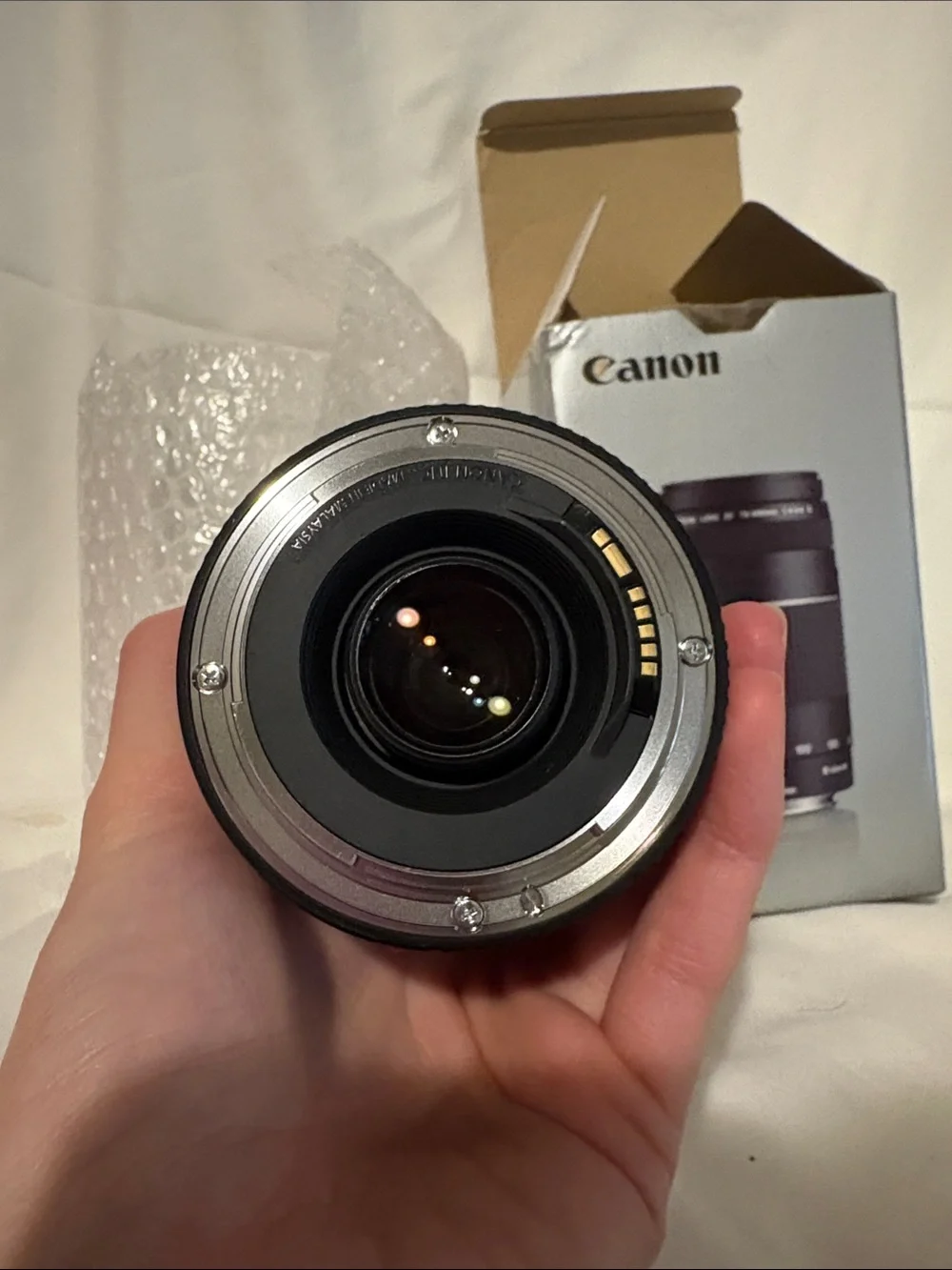 Canon Black Telephoto Zoom Lens Box - 75-300mm